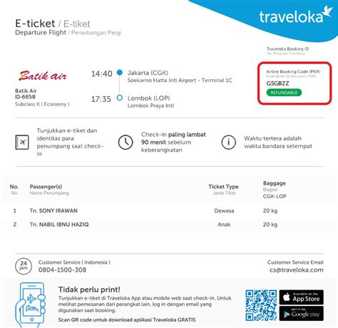 Cara Check In Online Batik Air Traveloka